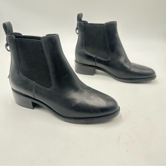 NEW - Cole Haan Newburg Waterproof Chelsea Boot in black leather - SIZE 8 main image 8